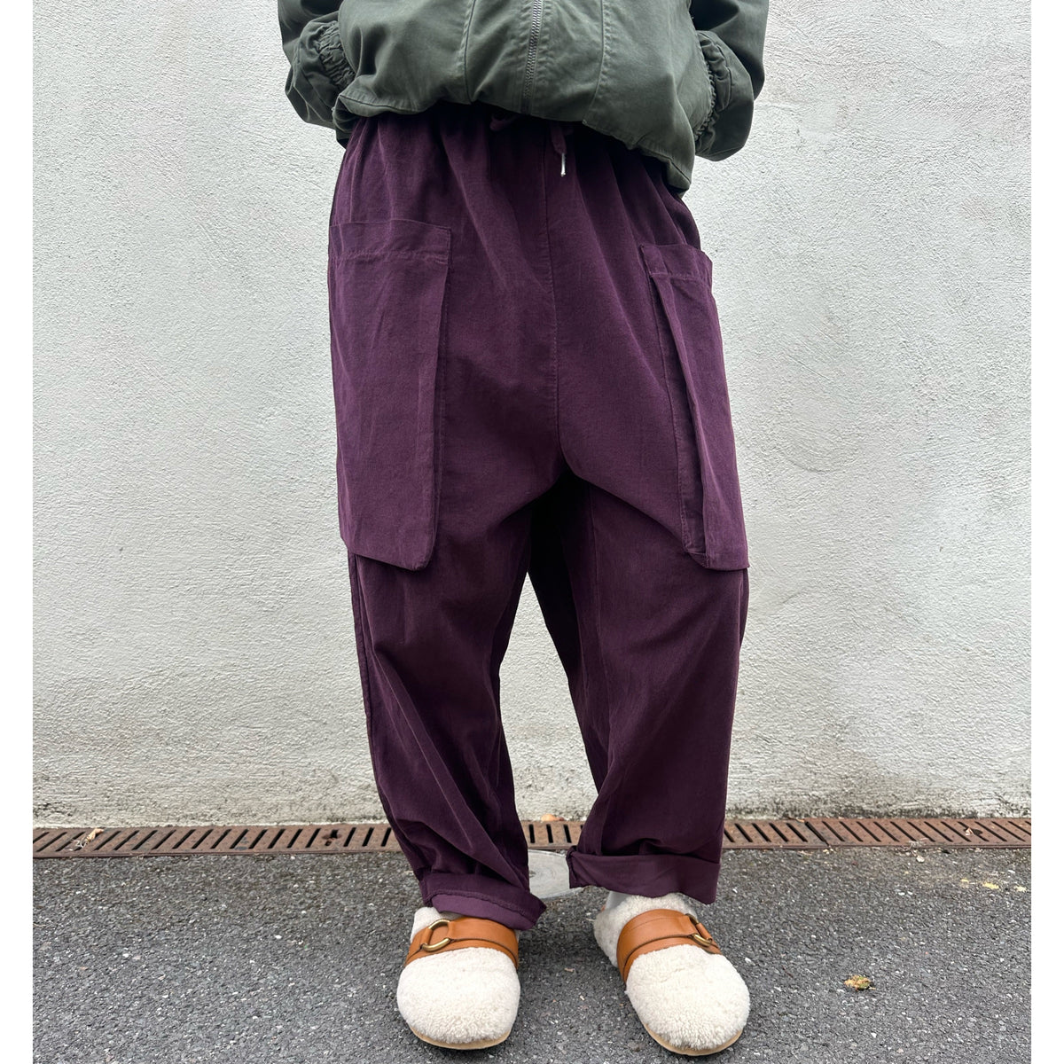 *NEW* Johanna Baby Cord Pants Wine