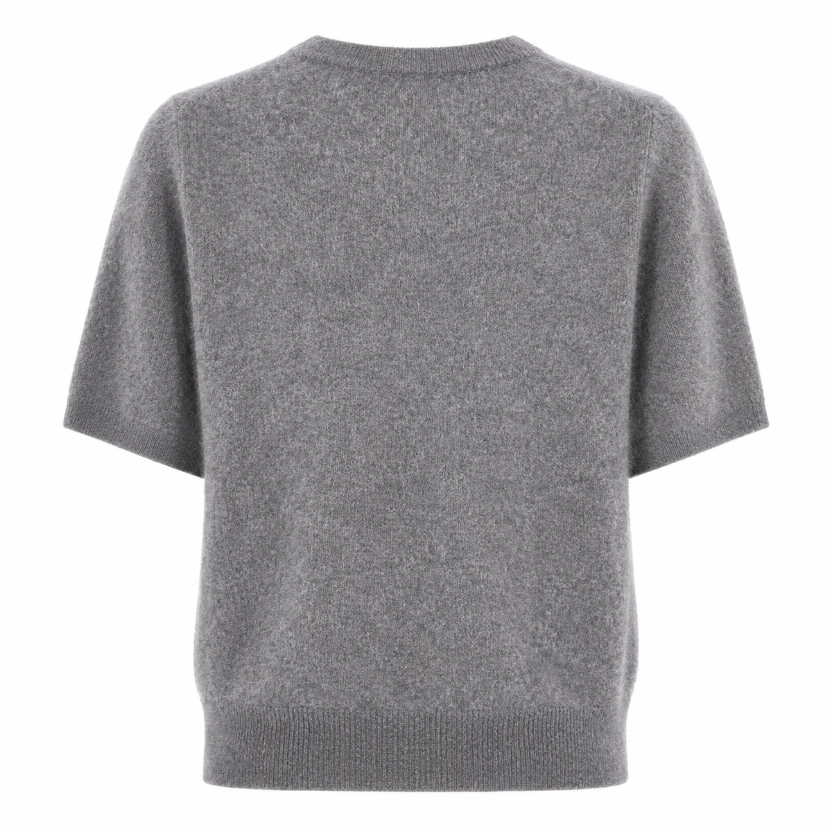 Amaya Brushed Cashmere Jumper Heather Grey