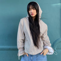 Ginny & Me Flared Windbreaker Neutral Check