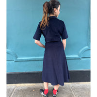 *NEW COLOUR* Cord Shirt Dress Navy