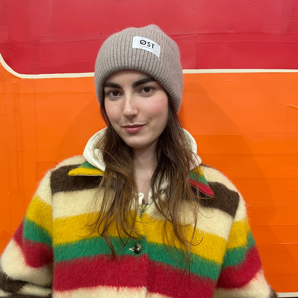 *NEW COLOUR* Angora Beanie Brown