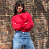 *RESTOCK* Lightweight Ruffle Shirt Red