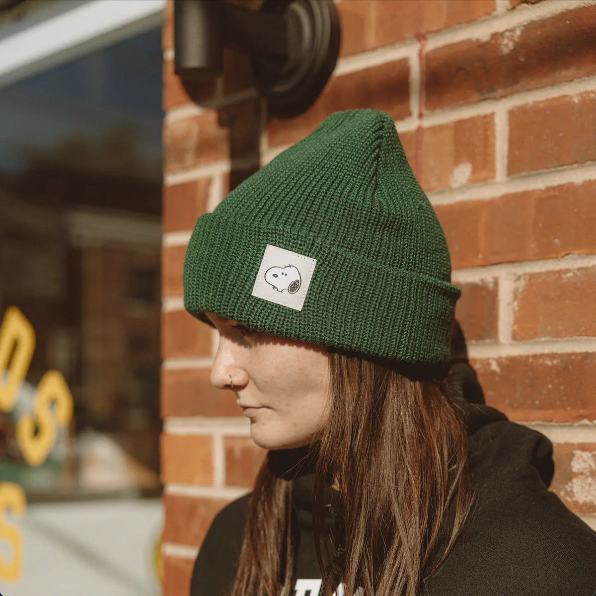 *NEW* Snoopy Beanie Green