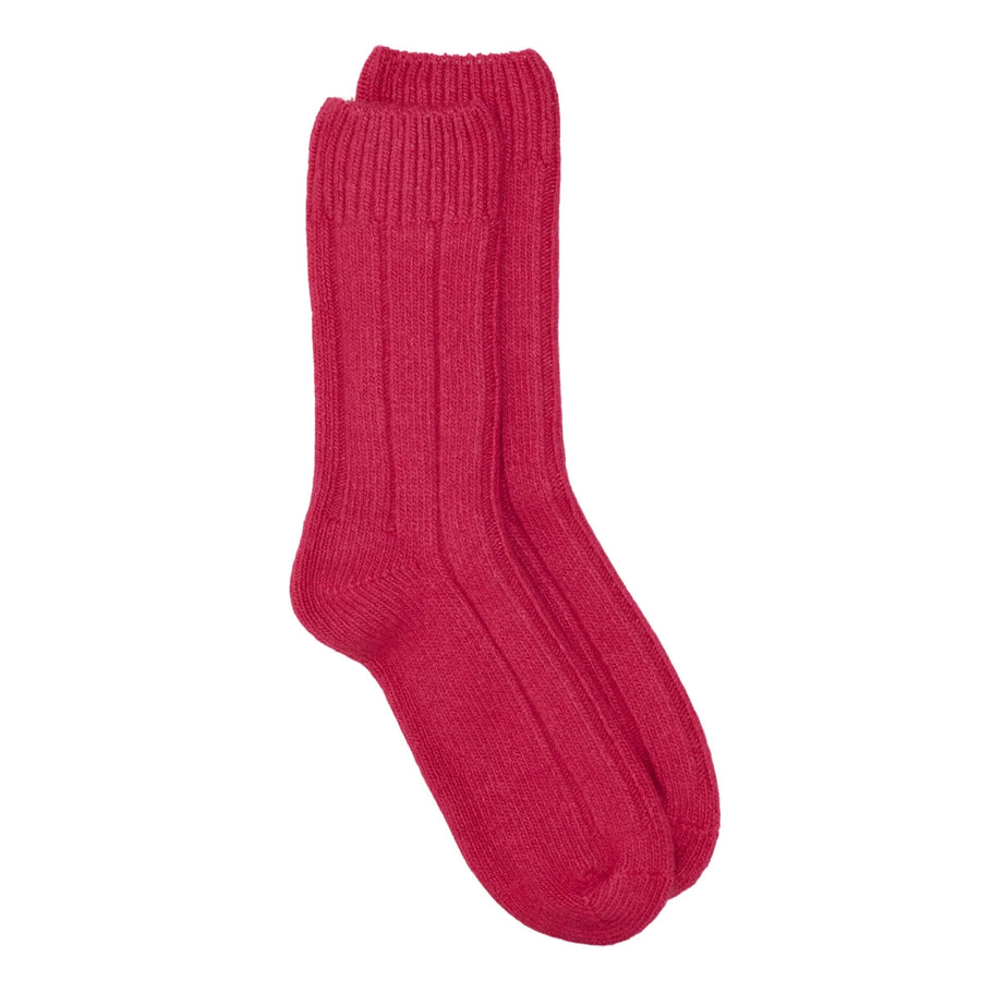Sally Recycled Wool Ankle Sock Pink