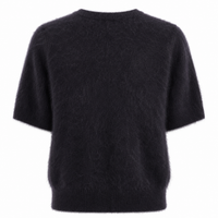 Amaya Brushed Cashmere Jumper Black