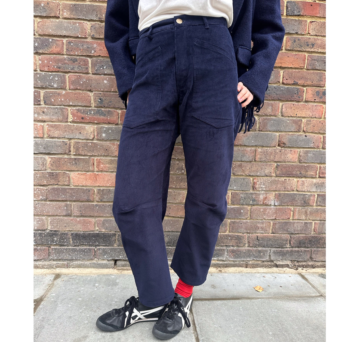 *NEW COLOUR* Cord Barrel Pant Navy