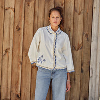 *PRE ORDER* Frady Crochet Trim Top