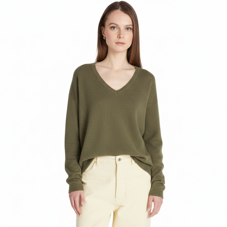 *NEW* Cashmere Alicia Army Green Jumper
