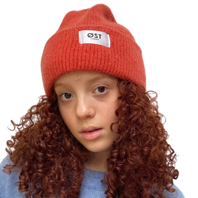 *NEW* Clara Angora Beanie Orange