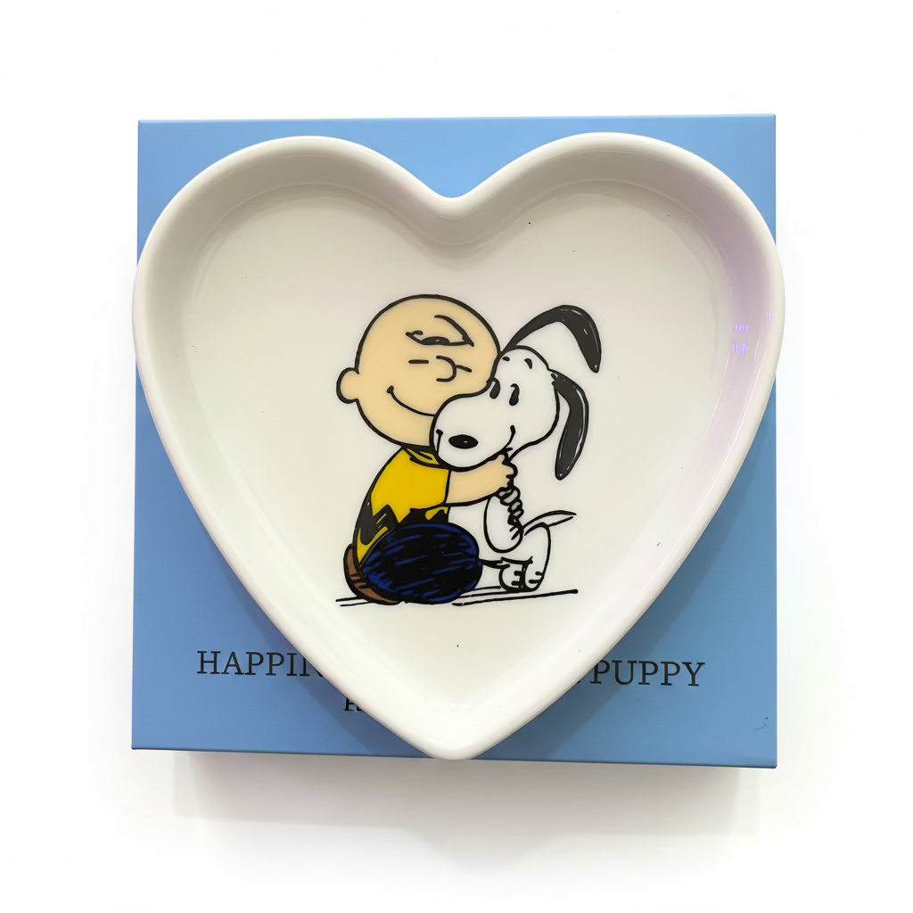 Snoopy Happiness Heart Trinket Dish