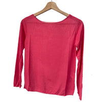 Coral Cashmere Layer Top
