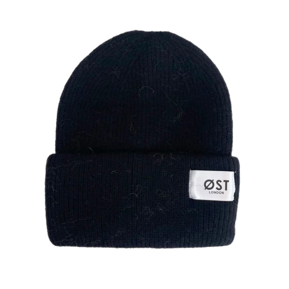 *NEW* Angora Beanie Black