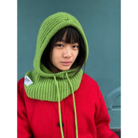 *NEW STYLE* Marie Balaclava Leaf Green