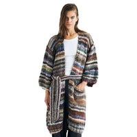 Florence with Belt Dark Multi