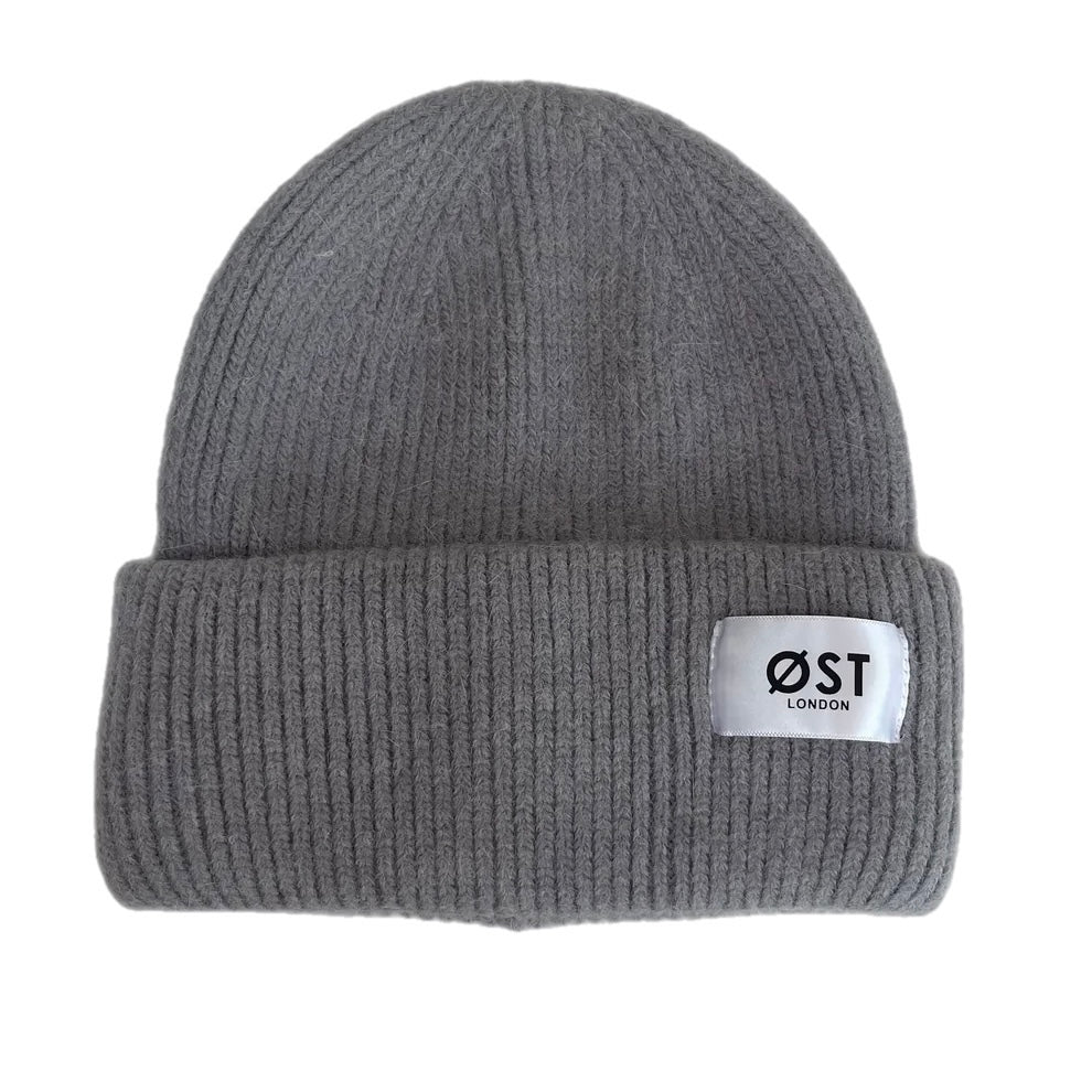 *NEW* Angora Beanie Dark Grey