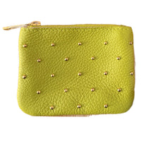 Marlon Matt Leather Studded Purse