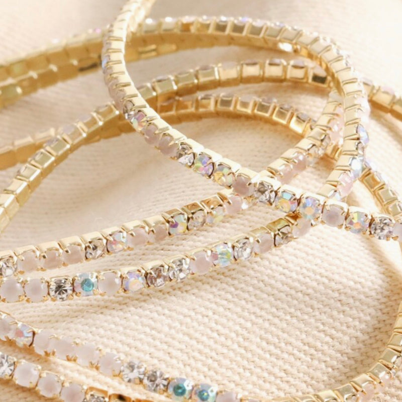 Crystal Tennis Bracelets Diamanté