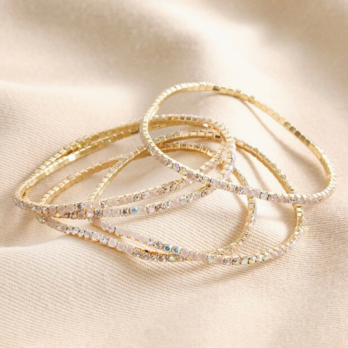 Crystal Tennis Bracelets Diamanté