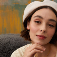 Gaby Gold Hoop Earrings