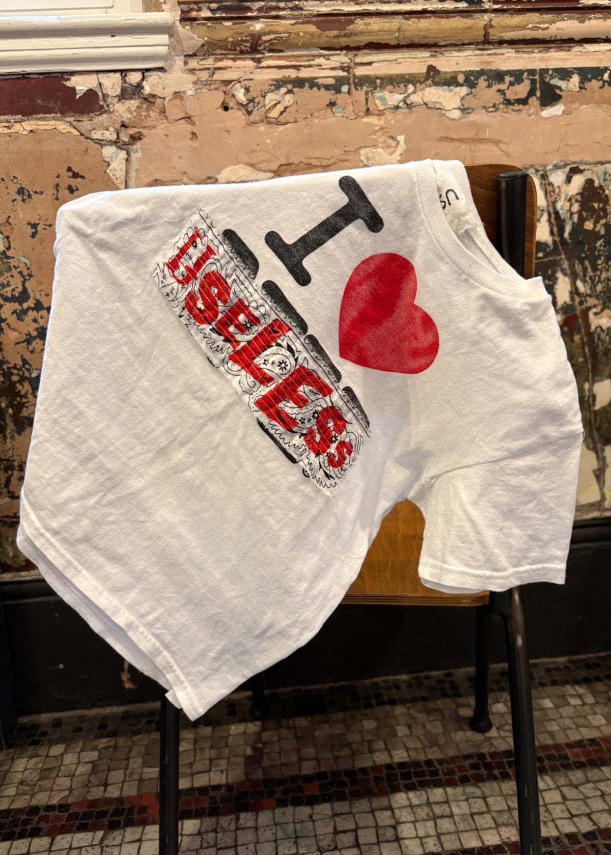 020. I Love Useless White T Shirt
