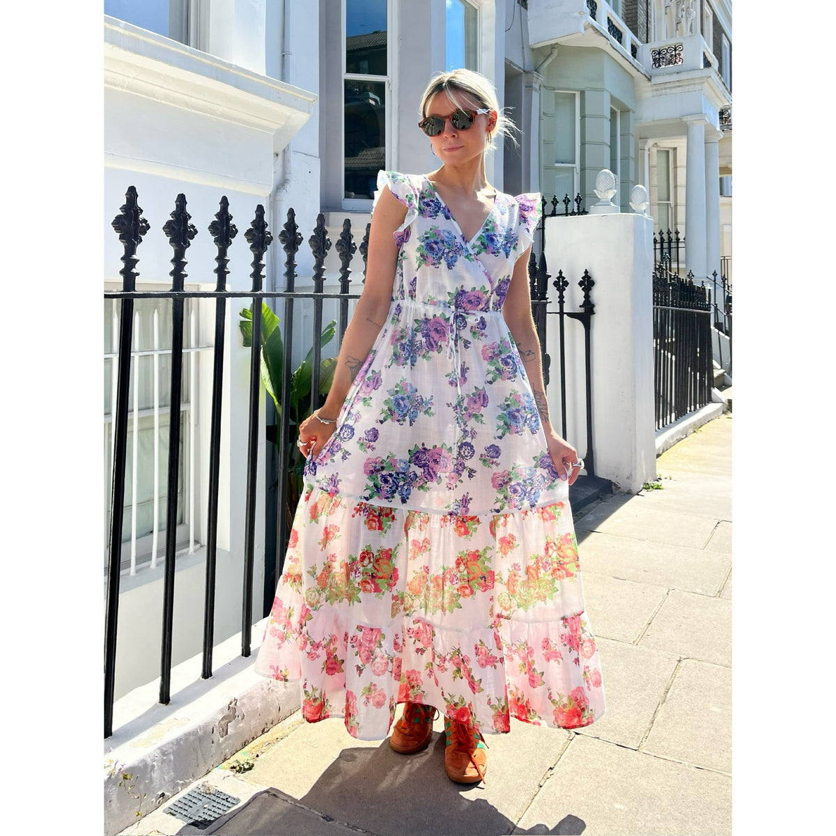 Lollys Laundry Samo Midi Dress Multi
