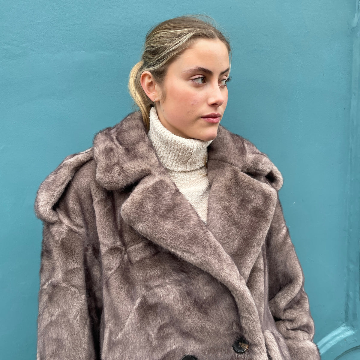 Jayley Faux Fur Jacket Mink