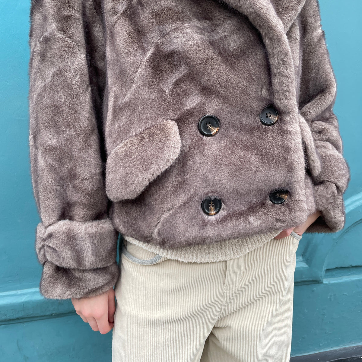 Jayley Faux Fur Jacket Mink