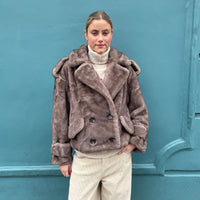 Jayley Faux Fur Jacket Mink