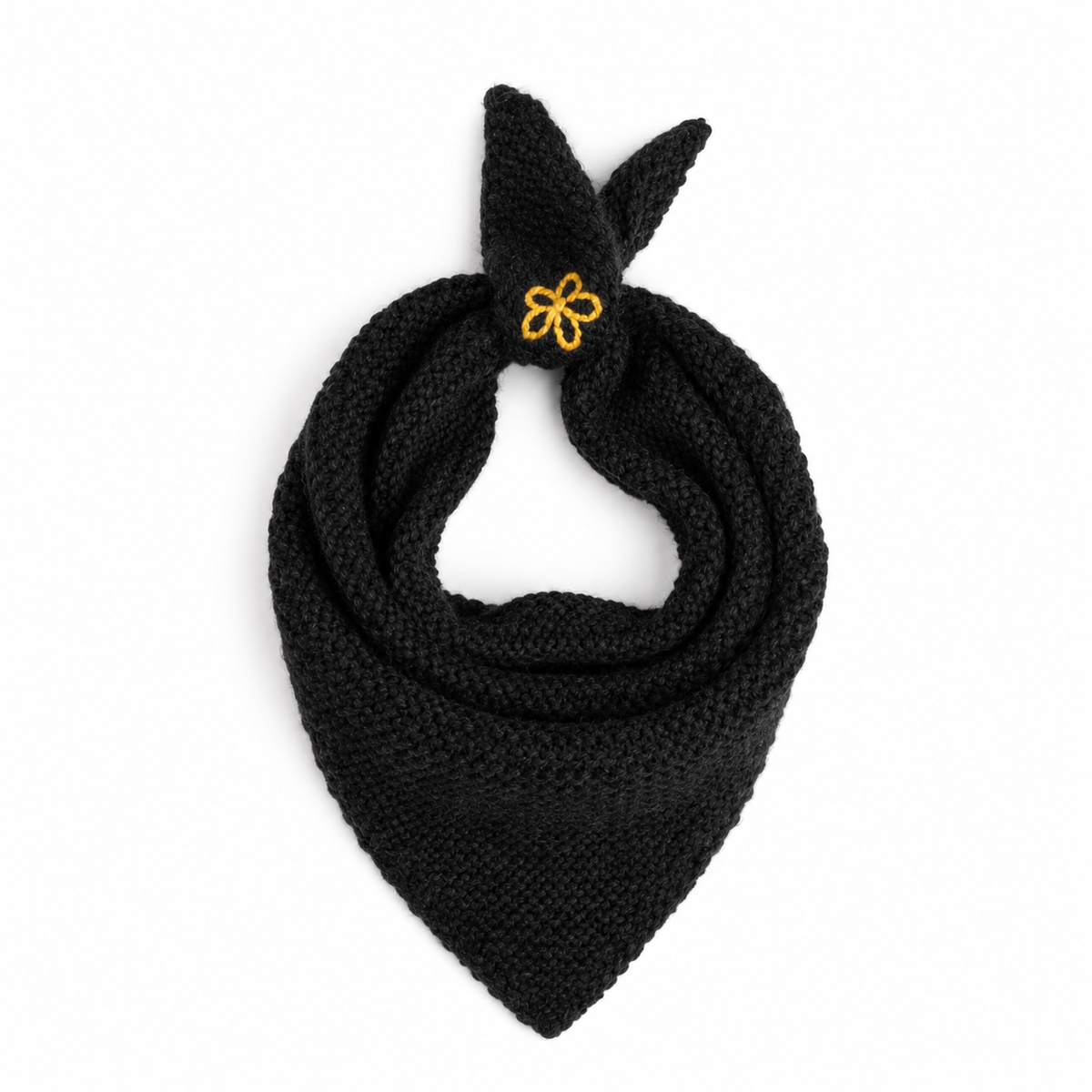 *AW26* Alpaca Bandana Plain Black