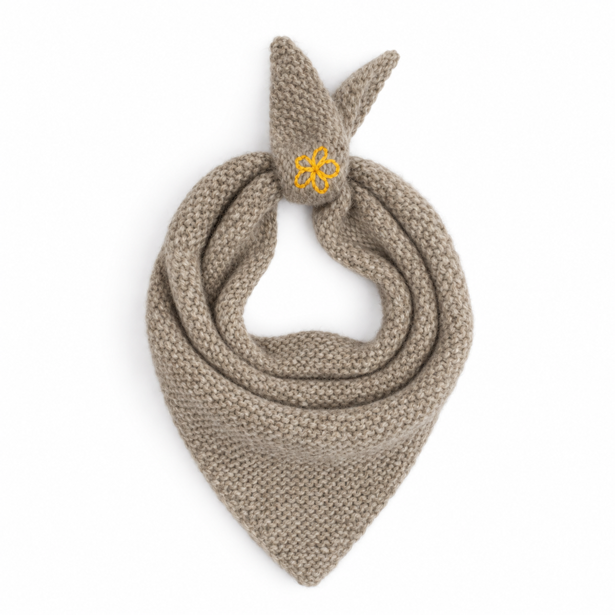 *AW26* Alpaca Bandana Plain Beige