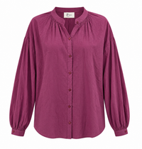 Lightweight Cotton Shirt Wine