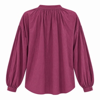 Lightweight Cotton Shirt Wine