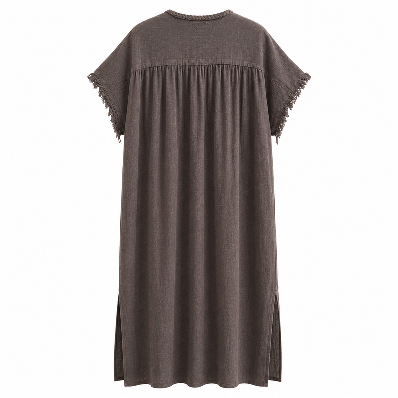 *NEW STYLE* Embroidered Cover-Up chocolate