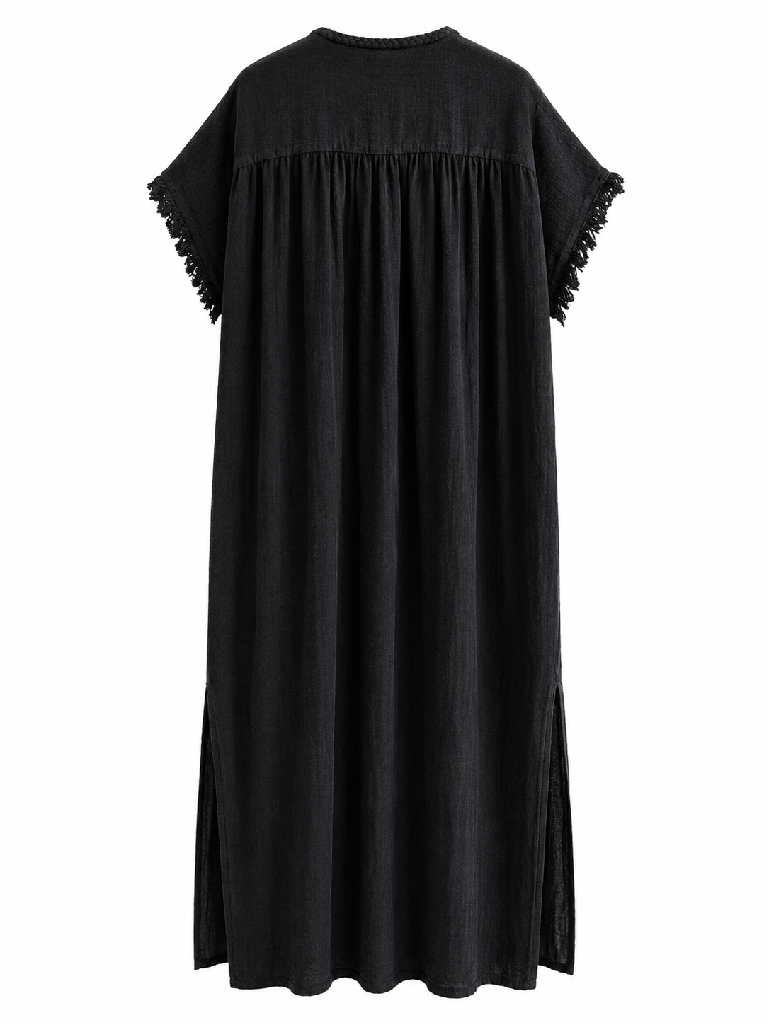*NEW STYLE* Johanna Embroidered Cover-Up Black