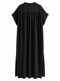*NEW STYLE* Johanna Embroidered Cover-Up Black