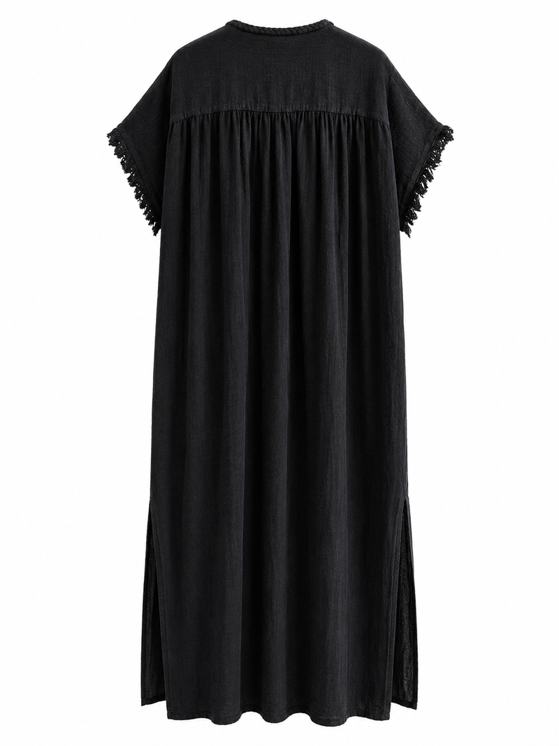 *NEW STYLE* Embroidered Cover-Up Black