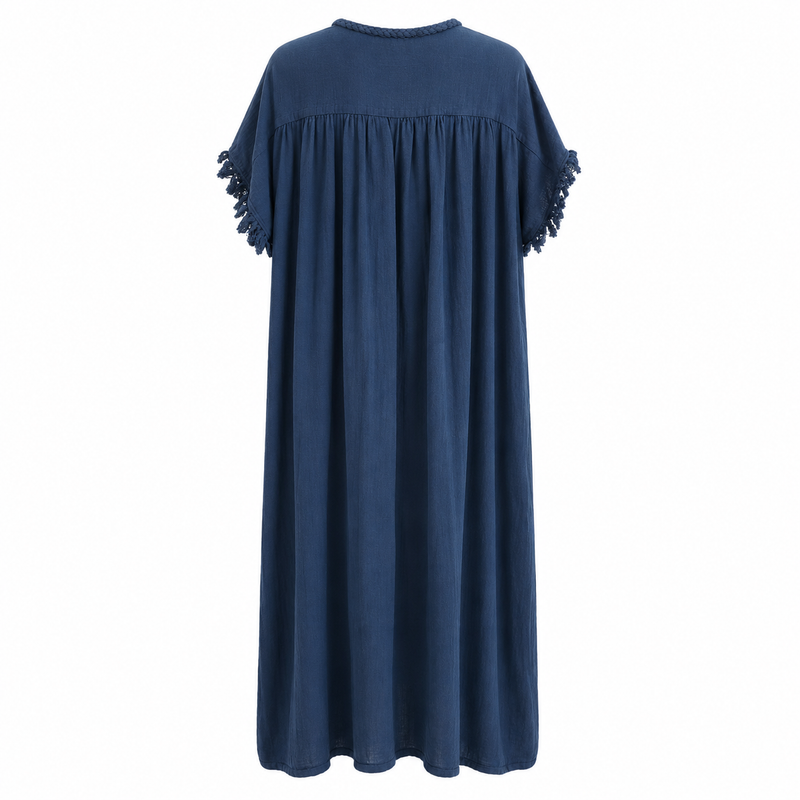 *NEW STYLE* Embroidered Cover-Up Navy