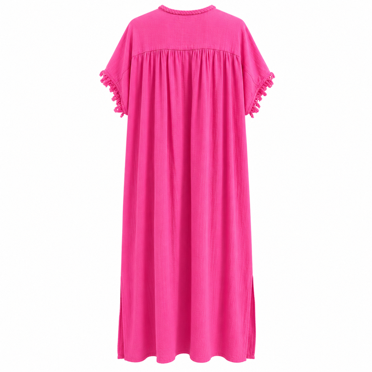 *NEW STYLE* Johanna Embroidered Cover-Up Hot Pink