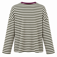 Olive Stripe Long Sleeve T