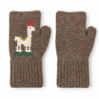 Peruvian Mittens Brown