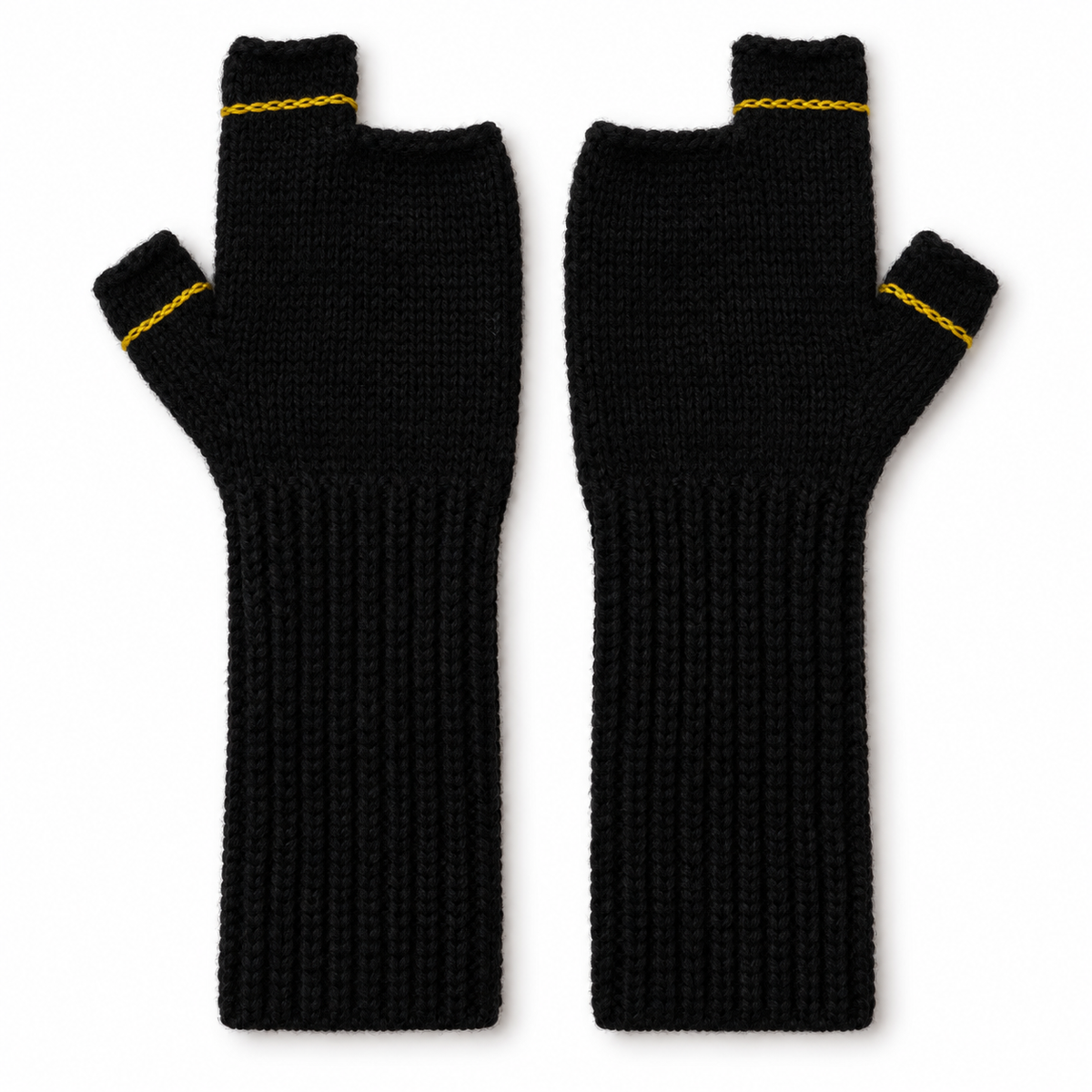 Ring Mittens Black