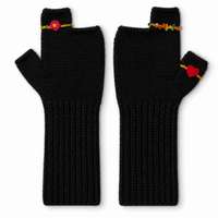 Ring Mittens Black