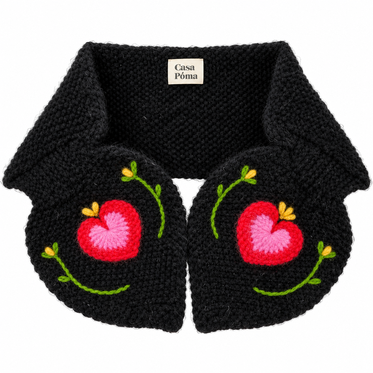 Heart Collar Black