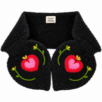 Heart Collar Black
