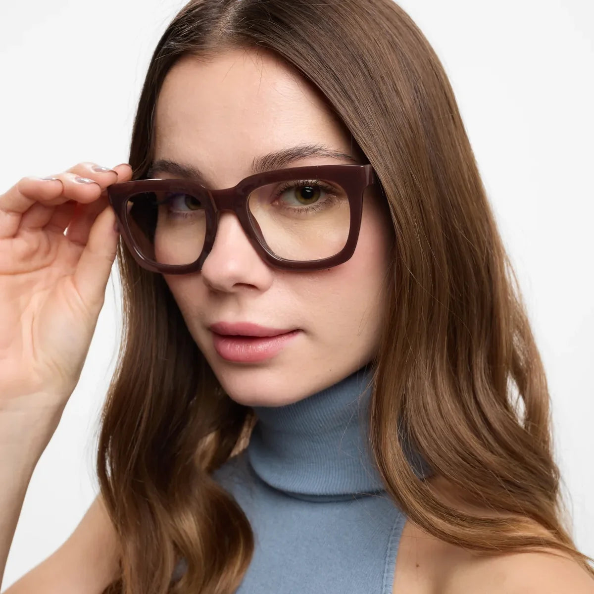 *NEW* Readers Max Glossy Cocoa Brown