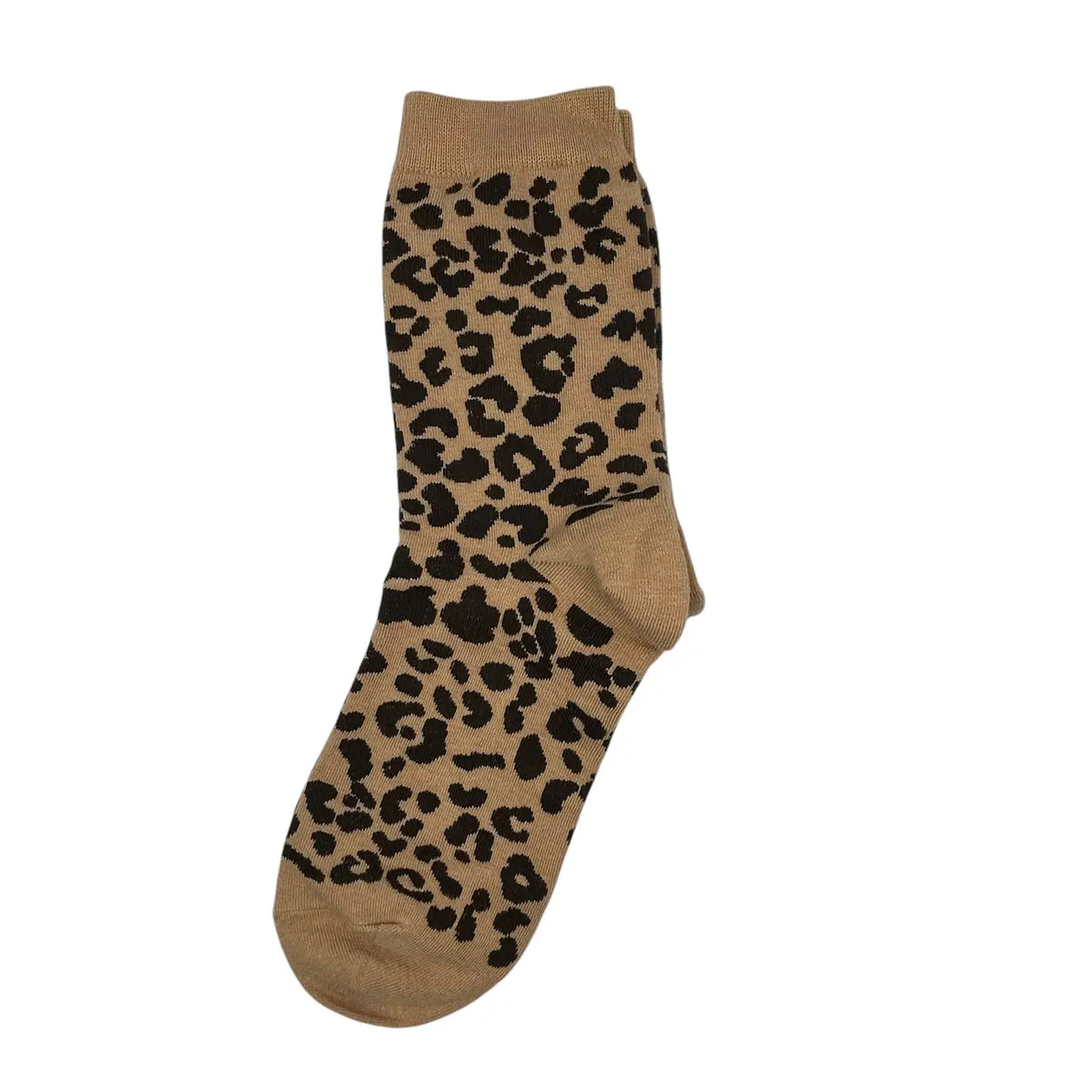 *AW26* Leopard Socks Camel