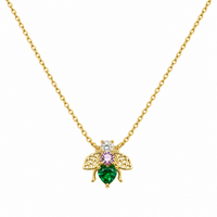 Bejewelled Bee Necklace