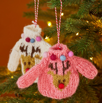 Rudolph Knitted Jumper Pink Dec