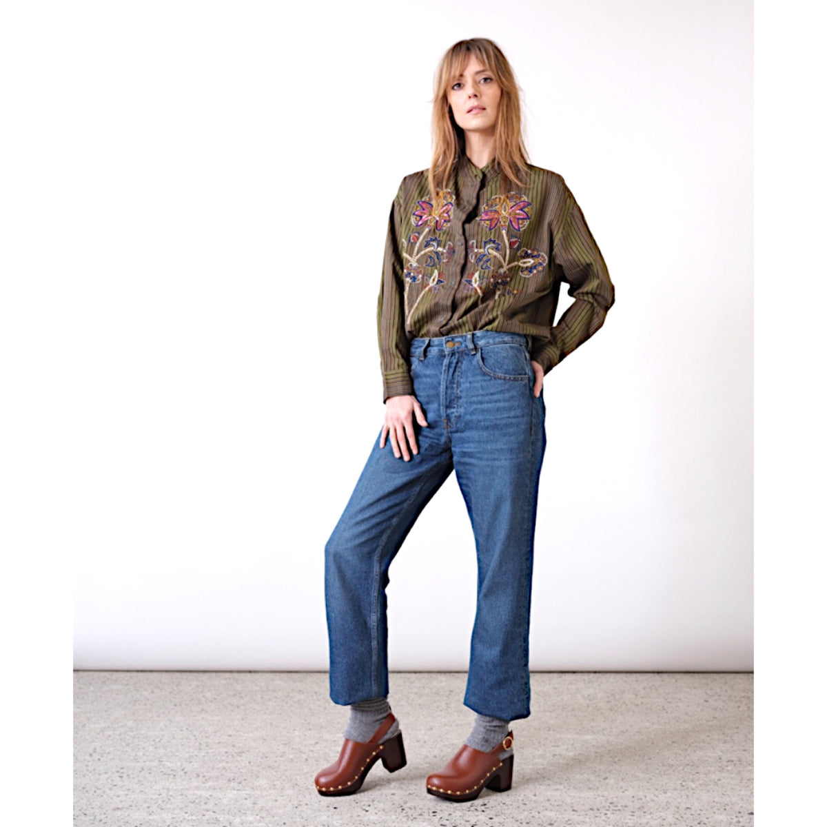 Billie Rosa Blouse Khaki