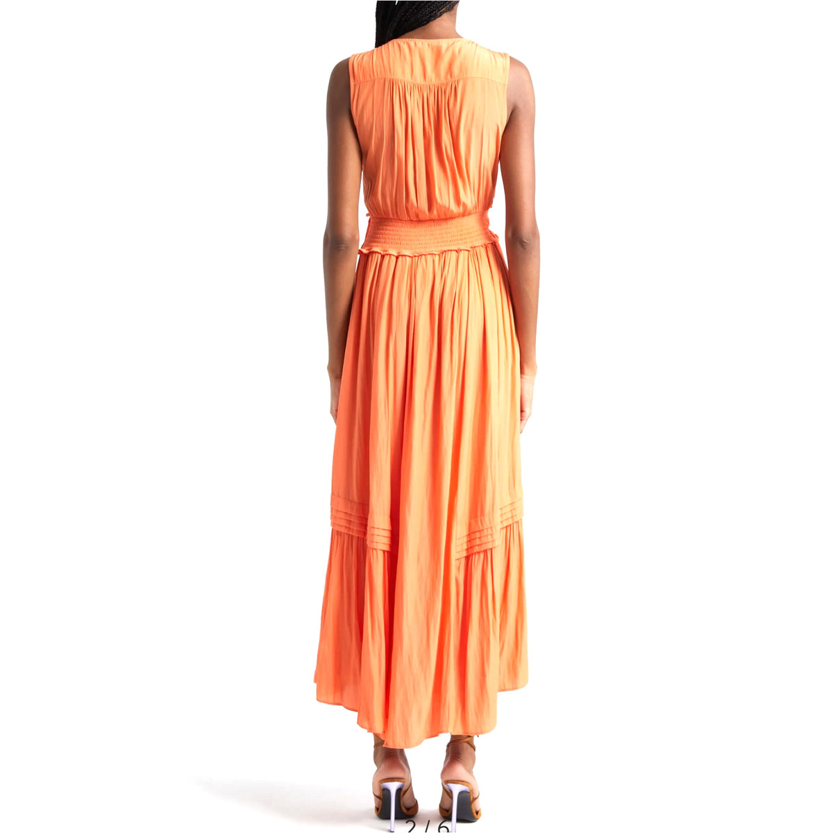 Ramy Brook Deirdre Dress Tropical Orange